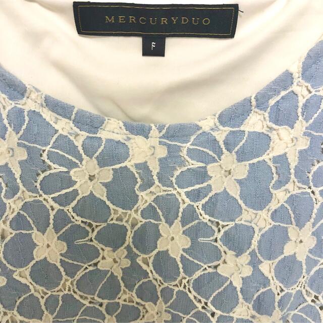 MERCURYDUO(マーキュリーデュオ)のマーキュリーデュオ　フラワートップス レディースのトップス(カットソー(半袖/袖なし))の商品写真