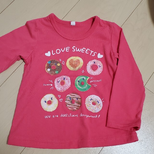 長袖シャツ　95 キッズ/ベビー/マタニティのキッズ服女の子用(90cm~)(Tシャツ/カットソー)の商品写真