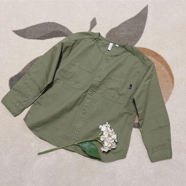 LAGOM(ラーゴム)のラーゴム ノーカラー トップス ジャケット シャツ キッズ/ベビー/マタニティのキッズ服男の子用(90cm~)(ジャケット/上着)の商品写真