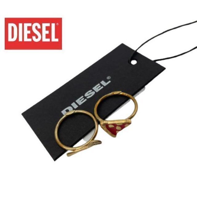 DIESEL(ディーゼル)のディーゼルDIESEL リング 指輪 ピザ フォーク ゴールド レディース雑貨 レディースのアクセサリー(リング(指輪))の商品写真