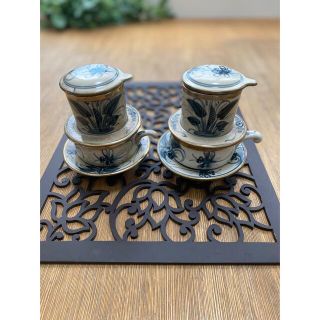 ベトナムバッチャン焼☕️ドリッパー付カップ(食器)