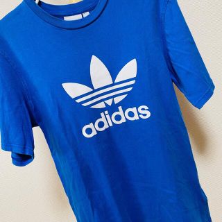 アディダス(adidas)のadidas originals Tシャツ　ブルー　XSサイズ(Tシャツ/カットソー(半袖/袖なし))