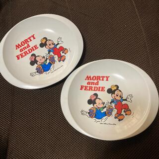 ディズニー(Disney)のモーティー　フェルディ　プラスチック　皿　2枚セット(プレート/茶碗)