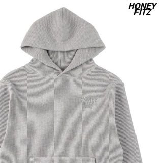 キムタク着　HONEYFITZ WAFFLE HOODIE-GRAY  Mサイズ