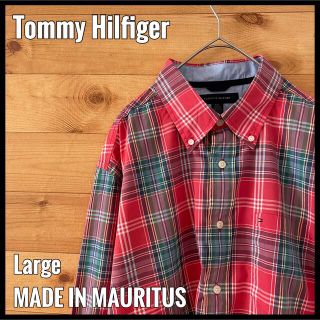 トミーヒルフィガー(TOMMY HILFIGER)の【Tommy Hilfiger】長袖シャツ ボタンダウン チェック柄 US古着(シャツ)