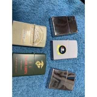 ジッポー(ZIPPO)のZippo1本とジッポ型オイルライター　まとめて5本(タバコグッズ)