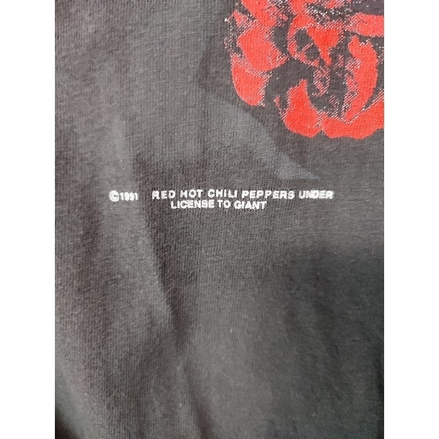 【値下げ不可】古着 90s Red Hot Chili Peppers ロンＴ メンズのトップス(Tシャツ/カットソー(七分/長袖))の商品写真