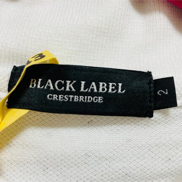 BLACK LABEL CRESTBRIDGE(ブラックレーベルクレストブリッジ)の最終セール:極美品　BLACK LABEL ポロシャツサイズ2(M) メンズのトップス(ポロシャツ)の商品写真