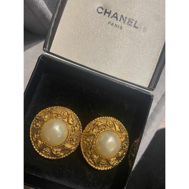 CHANEL パールイヤリングアクセサリー