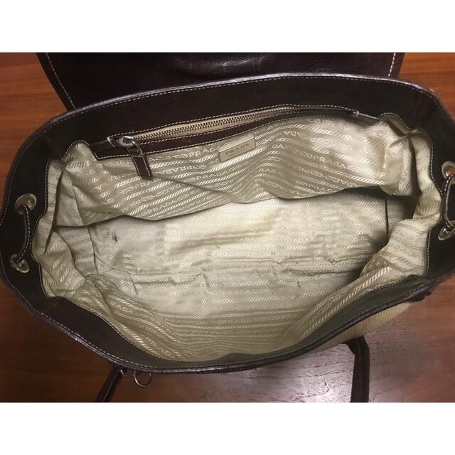 PRADA キャンバス×レザーバッグ | myglobaltax.com