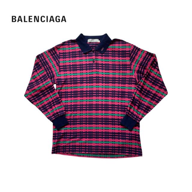 【美品】BALENCIAGA Sports チェックシャツ