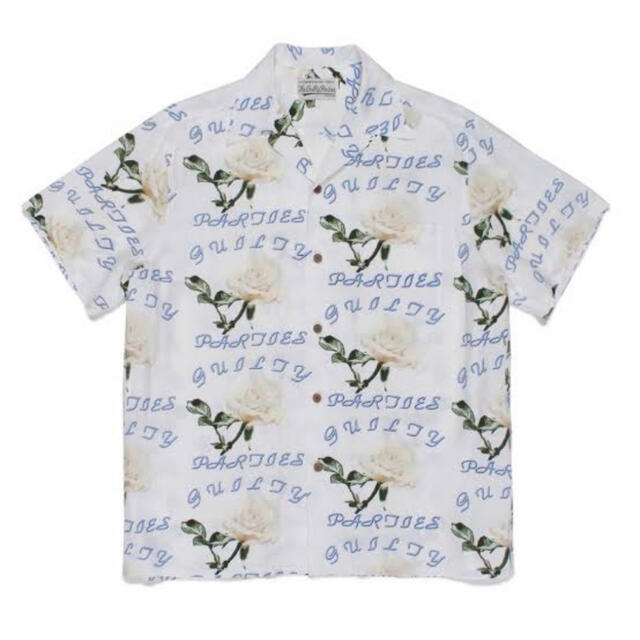 WACKO MARIA(ワコマリア)のワコマリア アロハシャツ M 21ss 花柄　白薔薇 メンズのトップス(シャツ)の商品写真