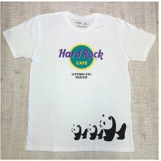 ハードロックカフェ(Hard Rock CAFE)のシャオシャオレイレイ ハードロックカフェ 上野双子パンダTシャツ M(Tシャツ/カットソー(半袖/袖なし))