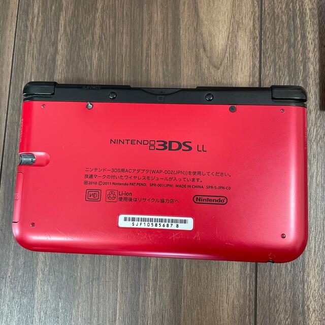 ニンテンドー3DS - ジャンク品 Nintendo 3DS LL RED×BLACK 本体の通販