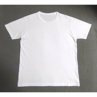 ユニクロ(UNIQLO)のUNIQLO ユニクロ ドライカラー クルーネック Tシャツ ホワイト L(Tシャツ/カットソー(半袖/袖なし))