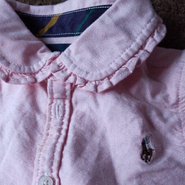 Ralph Lauren(ラルフローレン)のラルフローレン　ピンクブラウス　90 キッズ/ベビー/マタニティのキッズ服女の子用(90cm~)(ブラウス)の商品写真