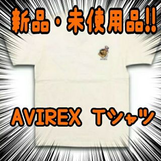 アヴィレックス(AVIREX)のアヴィレックス クルーネック フライングタイガー エンブロイダリー Tシャツ(Tシャツ/カットソー(半袖/袖なし))