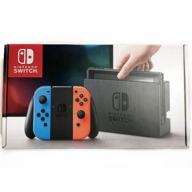 液晶美品 NINTENDO 任天堂 スイッチ Switch ブルーレッド 動作〇