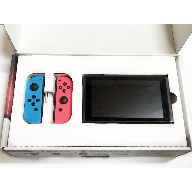 液晶美品 NINTENDO 任天堂 スイッチ Switch ブルーレッド 動作〇