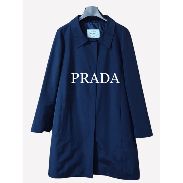 ◆美品◆PRADA◆プラダ◆ステンカラーコート◆国内正規品モデルステンカラーコート