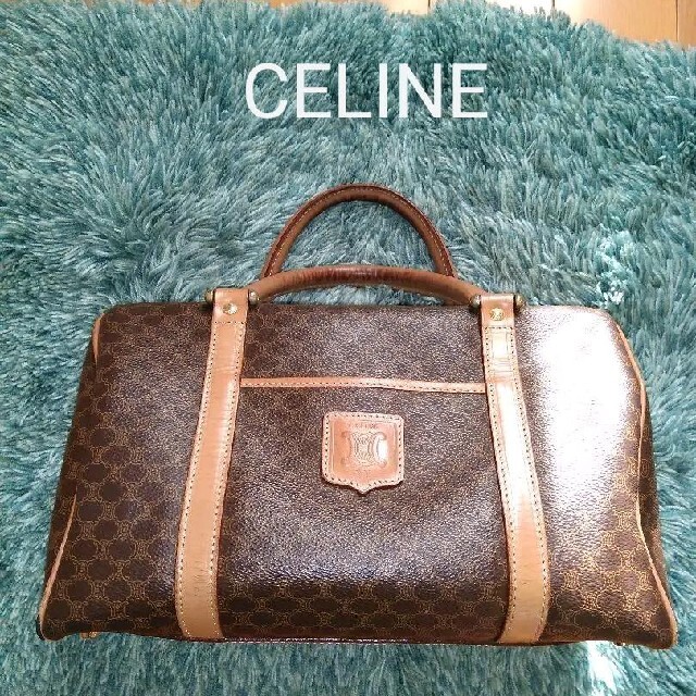 celine - 美品 CELINE セリーヌ マカダム ハンドバッグの+inforsante.fr