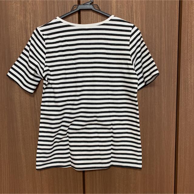 ikka(イッカ)のボーダーTシャツ Lイッカ レディースのトップス(Tシャツ(半袖/袖なし))の商品写真
