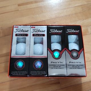 タイトリスト(Titleist)の未使用 タイトリストPro V1x & ナイキ  ゴルフボール 計2ダース(その他)