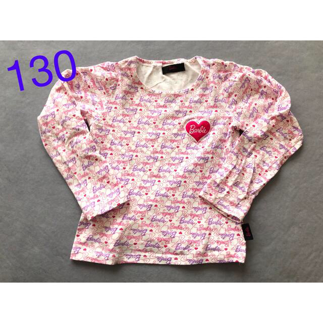 Barbie(バービー)のバービー ロンT 130 キッズ/ベビー/マタニティのキッズ服女の子用(90cm~)(Tシャツ/カットソー)の商品写真