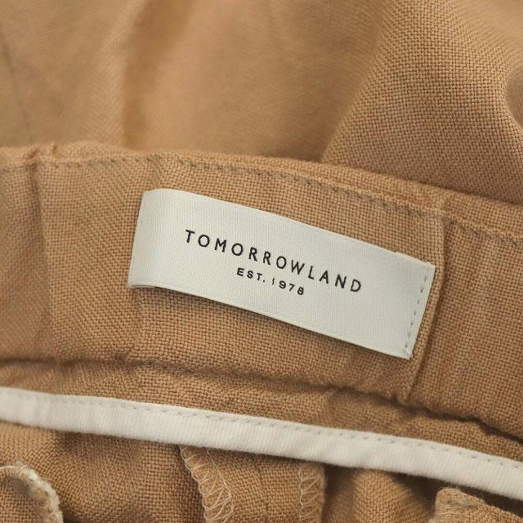 TOMORROWLAND(トゥモローランド)のトゥモローランド 20SS ワイドパンツ サイドボタン 36 ピンクベージュ レディースのパンツ(その他)の商品写真