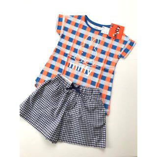 ユニクロ(UNIQLO)の新品 ユニクロ 子供服 2点セット まとめ売り ミッフィTシャツ ショートパンツ(Tシャツ/カットソー)