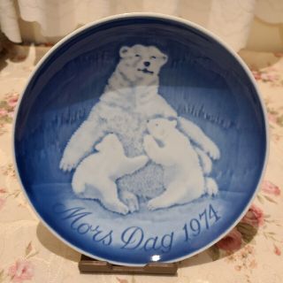 ロイヤルコペンハーゲン🇩🇰　イヤープレート1974.マザーズデイ(置物)