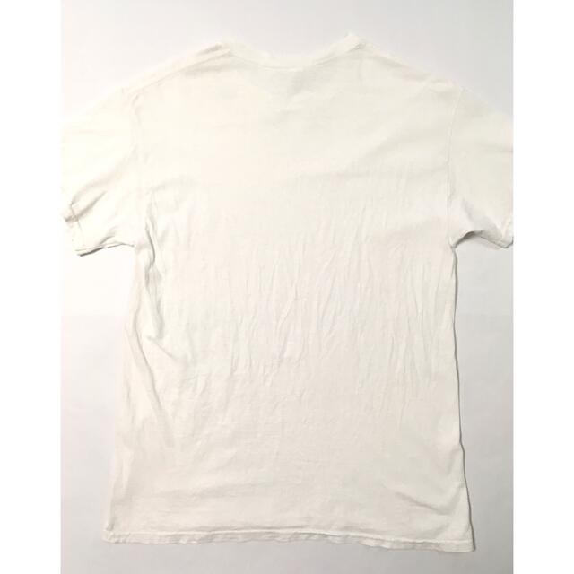 GILDAN(ギルタン)のGILDAN ギルダン 半袖 白 無地 Tシャツ カットソー M ホワイト 古着 メンズのトップス(Tシャツ/カットソー(半袖/袖なし))の商品写真