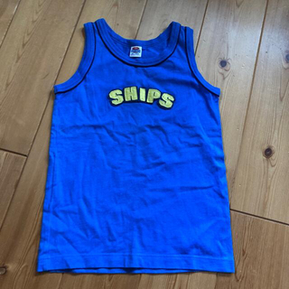 シップスキッズ(SHIPS KIDS)のSHIPS タンクトップ ランニング男の子 130cm(Tシャツ/カットソー)