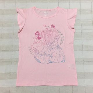 ユニクロ(UNIQLO)のユニクロ　ディズニープリンセスTシャツ　140cm(Tシャツ/カットソー)