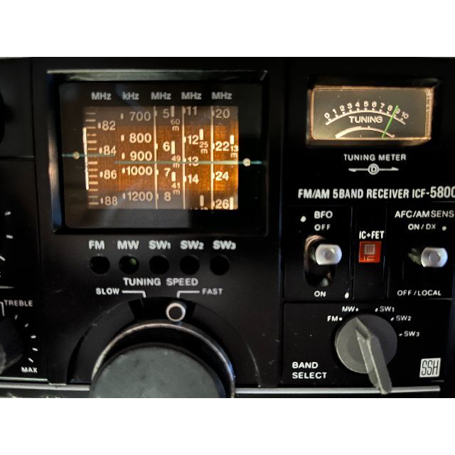 昭和の名機！SONY スカイセンサー5800‼️　おまけナショナルRL116付！ スマホ/家電/カメラのオーディオ機器(ラジオ)の商品写真