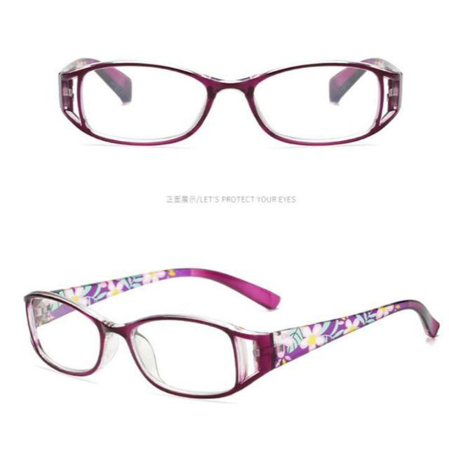 老眼鏡 シニアグラス　パープル+1.5 　ブルーライトカット レディースのファッション小物(サングラス/メガネ)の商品写真