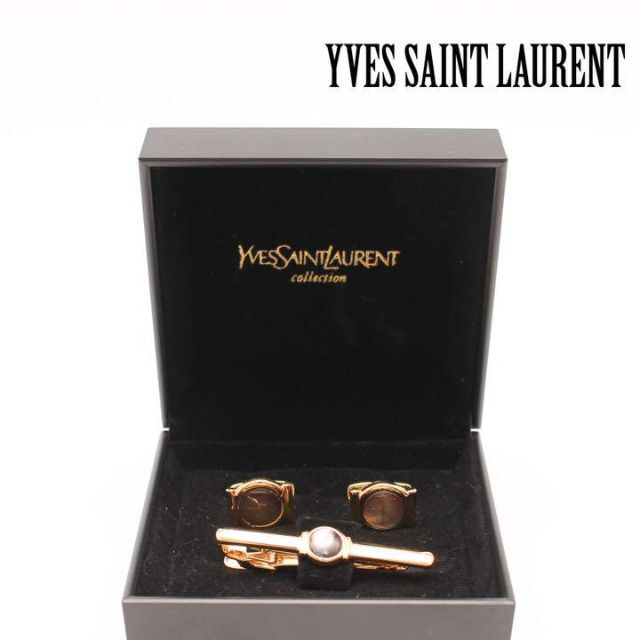人気の春夏 H588 YSL イヴ サンローラン カフス ネクタイピン 4点 ...