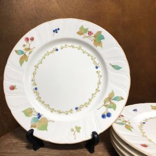 ノリタケ(Noritake)のNoritake Annie Berry ケーキ皿５枚(食器)