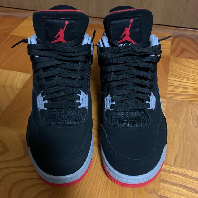 極美品　格安　jordan 4 bred ジョーダン4  ブレッド 2