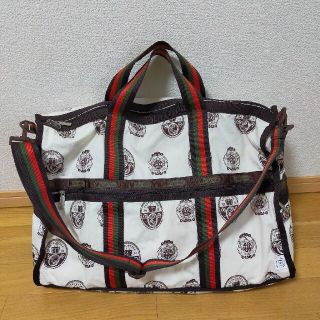 レスポートサック(LeSportsac)のLeSportsac 2013 オーガニックコットン ラージウィークエンダー美品(ショルダーバッグ)