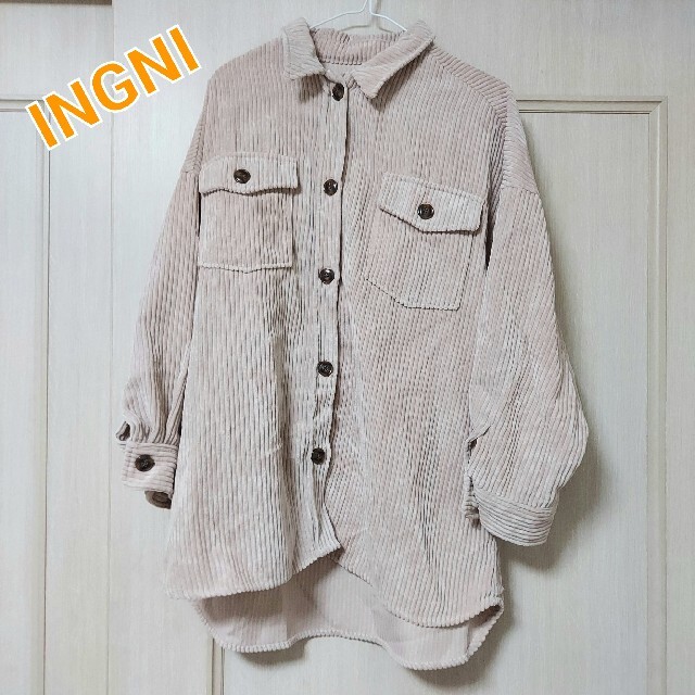 INGNI(イング)の【INGNI】コーデュロイシャツ レディースのトップス(シャツ/ブラウス(長袖/七分))の商品写真