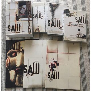 saw 1〜3 DVDトリプルセットと映画パンフレット(外国映画)