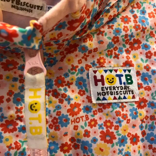 HOT BISCUITS(ホットビスケッツ)のミキハウス　ウインドブレーカー　100  ホットビスケッツ キッズ/ベビー/マタニティのキッズ服女の子用(90cm~)(ジャケット/上着)の商品写真