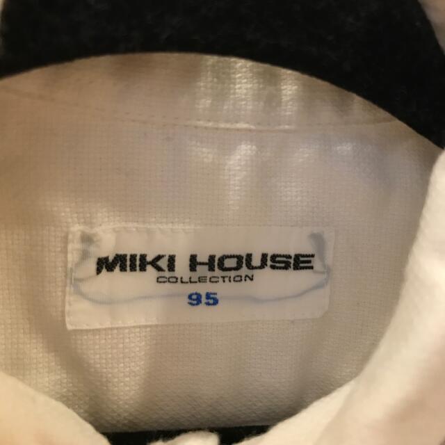 mikihouse(ミキハウス)の美品　ミキハウス　コットン　カッターシャツ　95  キッズ/ベビー/マタニティのキッズ服男の子用(90cm~)(ブラウス)の商品写真