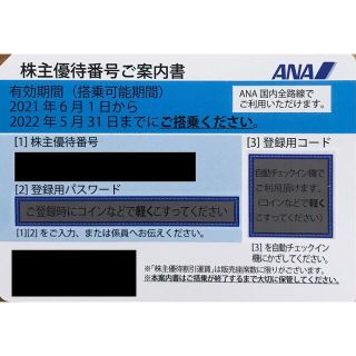 エーエヌエー(ゼンニッポンクウユ)(ANA(全日本空輸))のANA 株主優待券(その他)