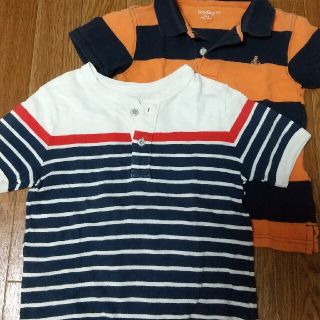 ベビーギャップ(babyGAP)のbabyGAPポロシャツとヘンリーネックTシャツ2枚セット(Tシャツ/カットソー)