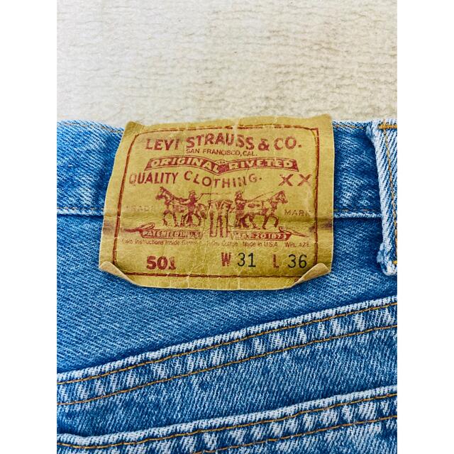 levi's 501 made in usa w31inch表記 5