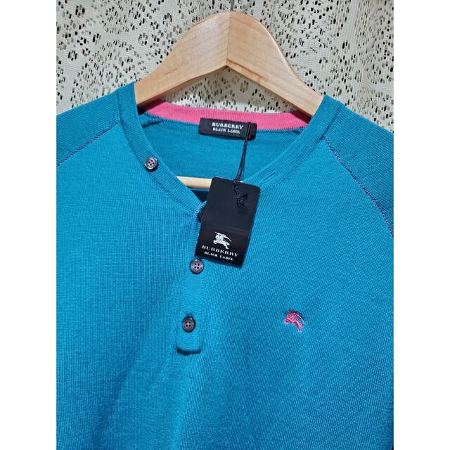 ★☆ターコイズブルーニット☆★sizeM★☆