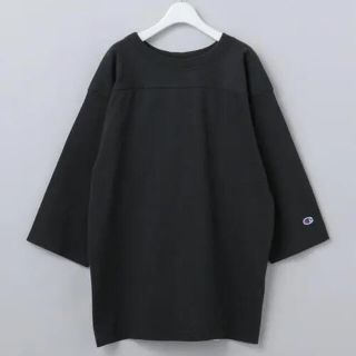 ロク(6 (ROKU))のroku Champion3/4 SLEEVE FOOTBALL T-SHIRT(カットソー(長袖/七分))