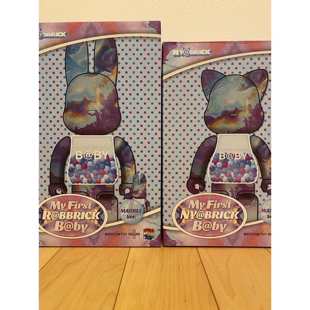 新品 セット販売 BE@RBRICK B@BY MARBLE 400%&100% | themayura.com